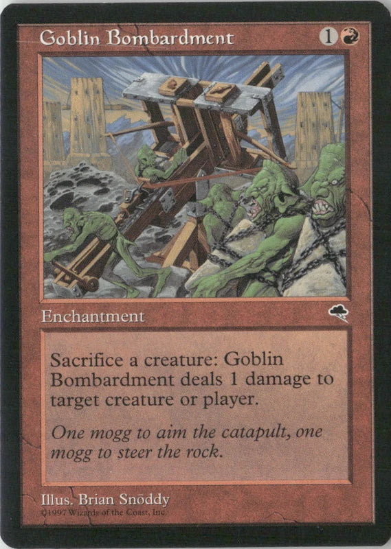 Scan Image | Goblin Bombardment - Tempest | [081150FD]