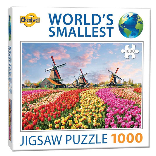Puzzle - Cheatwell - Worlds Smallest 1000pc Dutch Windmills