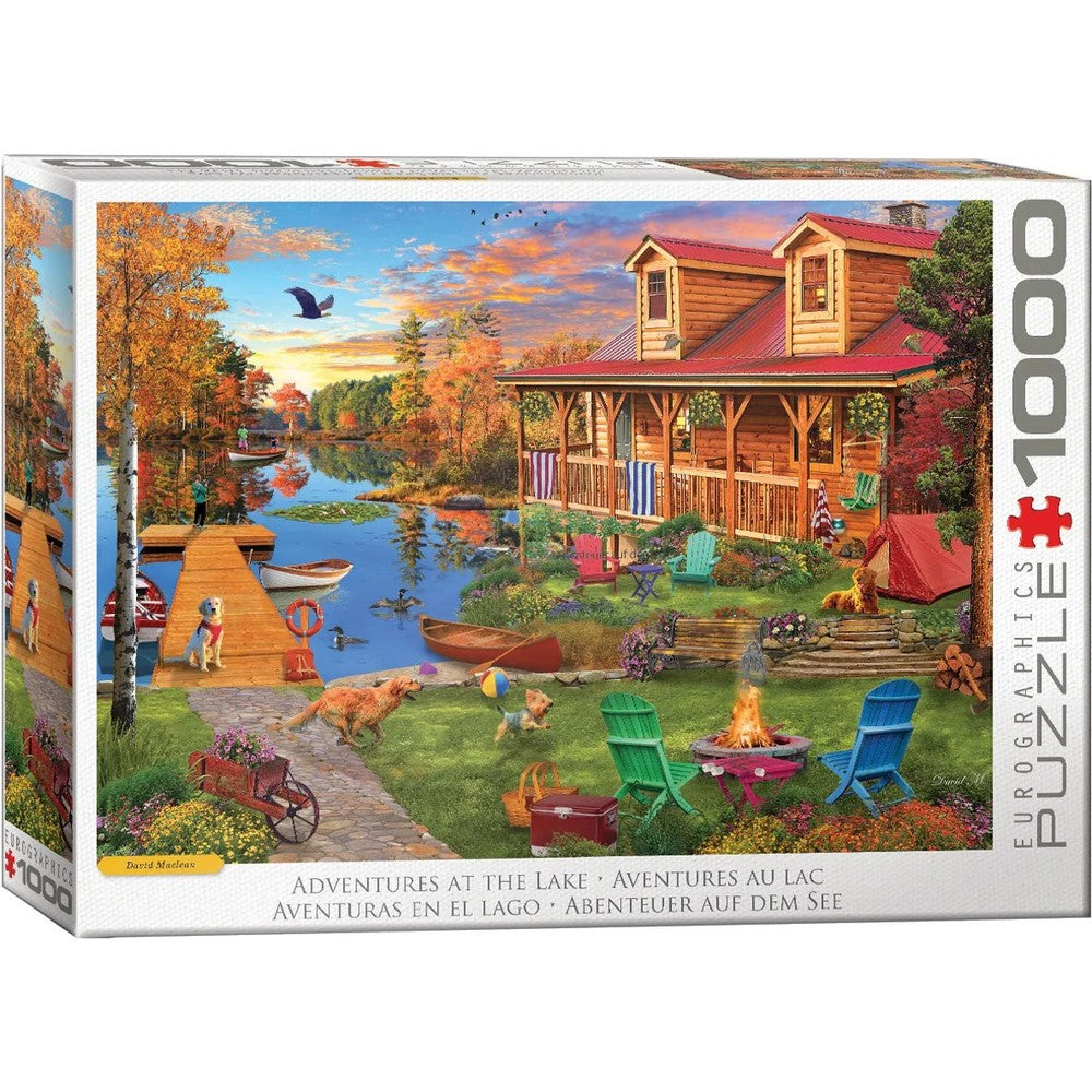 Puzzle - Eurographics - Adventures At The Lake 1000pcs