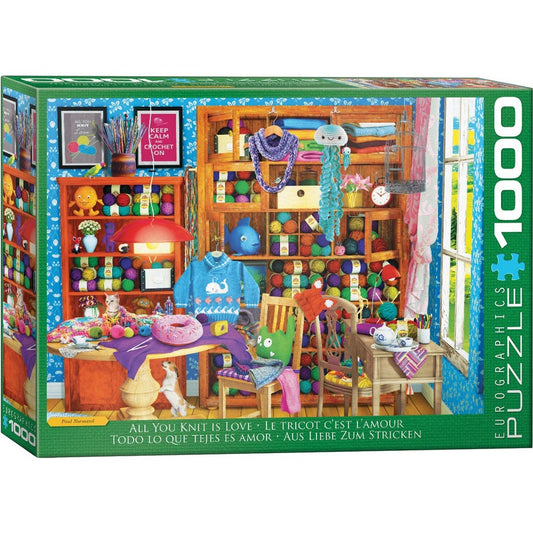 Puzzle - Eurographics - All You Knit Is Love; 1000pc