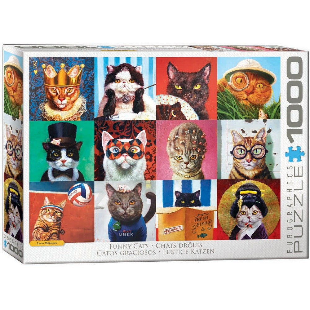 Puzzle - Eurographics - Funny Cats 1000pc