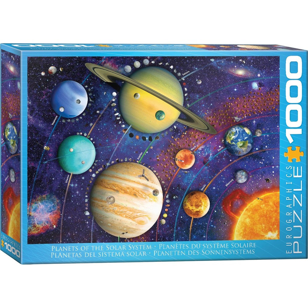 Puzzle - Eurographics - Planets Of Solar System 1000pc | Ozzie Collectables