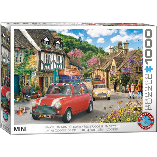 Puzzle - Eurographics - Traveling Mini Cooper 1000pcs