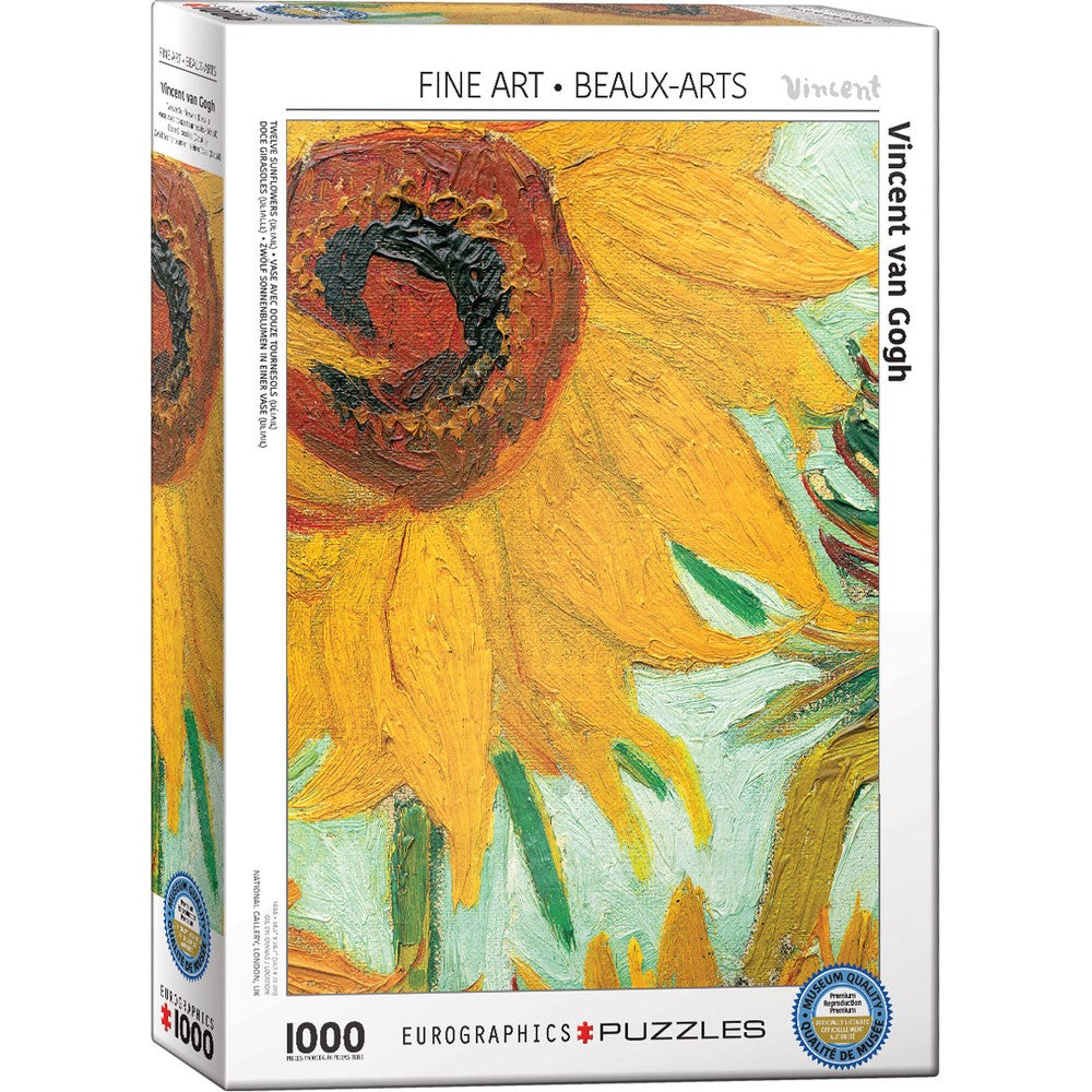 Puzzle - Van Gogh; Sunflower 1000pc