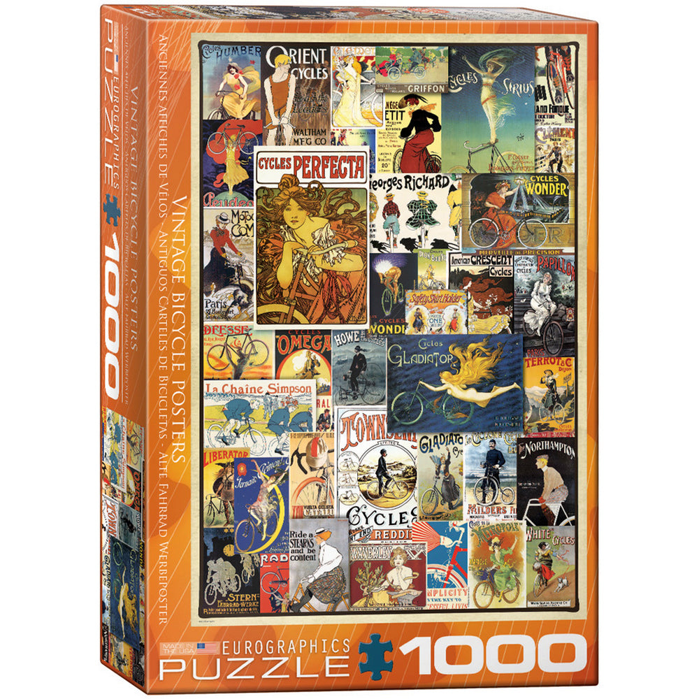 Puzzle - Eurographics - Vintage Bicycle Poste 1000pc