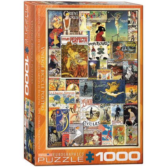 Puzzle - Eurographics - Vintage Bicycle Poste 1000pc