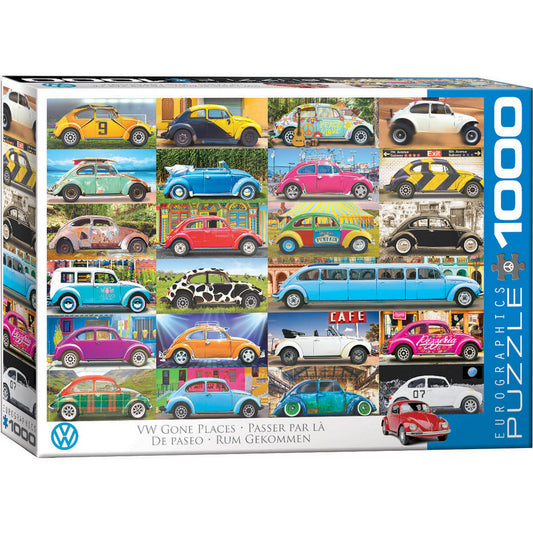 Puzzle - Eurographics - Vw Beetle Gone Places 1000pc