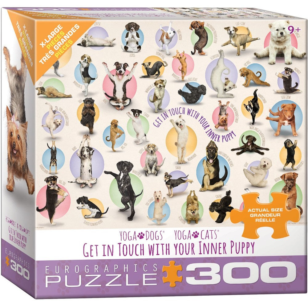 Puzzle - Eurographics - Yoga Puppies 300pcxxl
