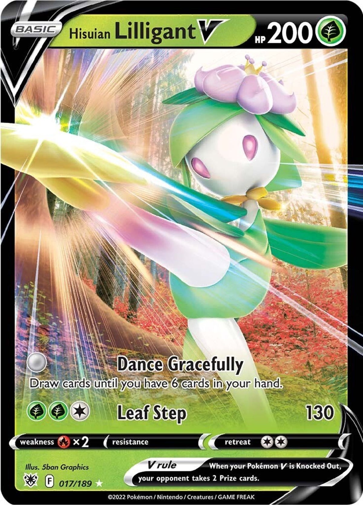 Hisuian Lilligant V - SWSH10: Astral Radiance