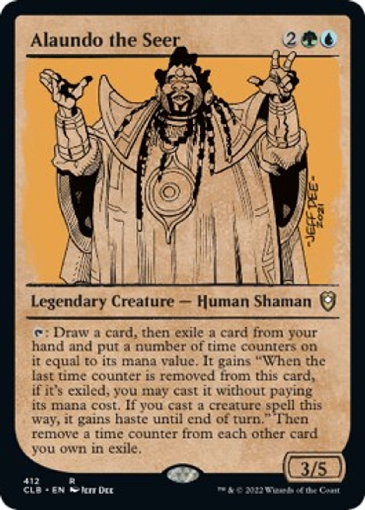 Alaundo the Seer (Showcase) - Commander Legends: Battle for Baldur's Gate