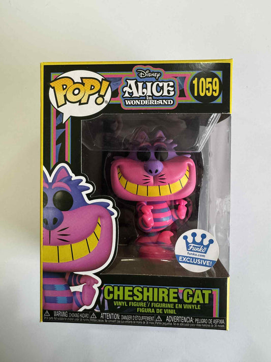 Alice In Wonderland - Cheshire Cat Black Light Funko Exclusive Stickered Pop! Vinyl #1059