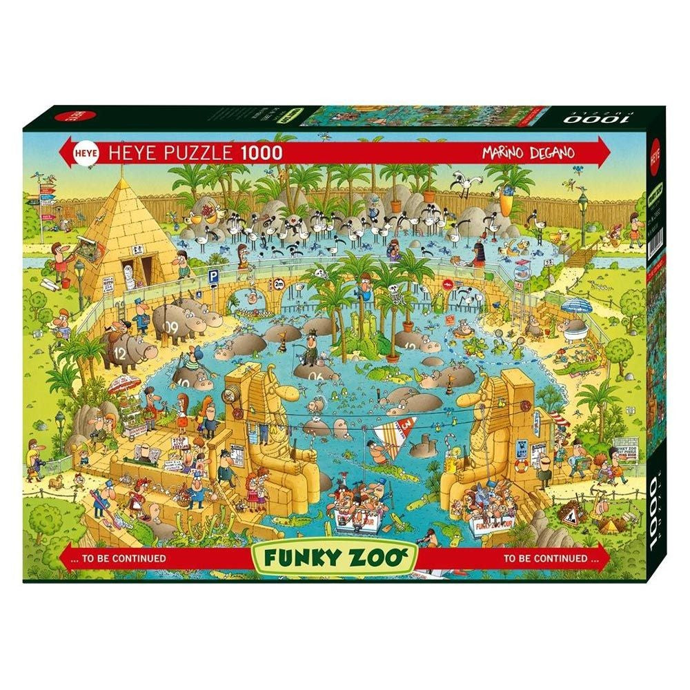 Puzzle - Heye - Funky Zoo; Nile Habitat 1000Pc