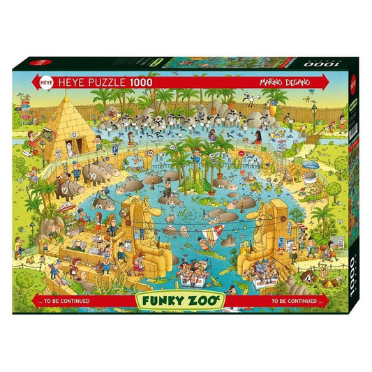 Puzzle - Heye - Funky Zoo; Nile Habitat 1000Pc