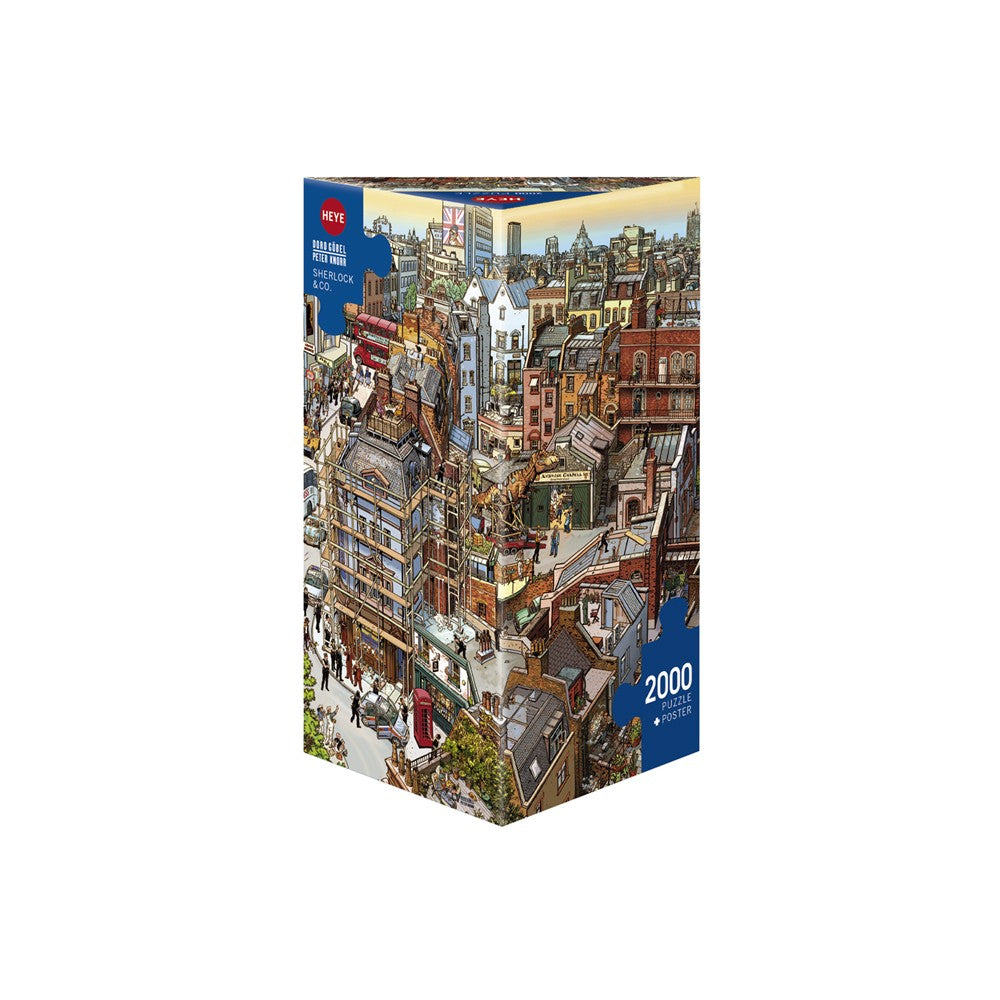Puzzle - Heye - Triangular Box - Gobel/Knorr; Sherlock 2000Pc