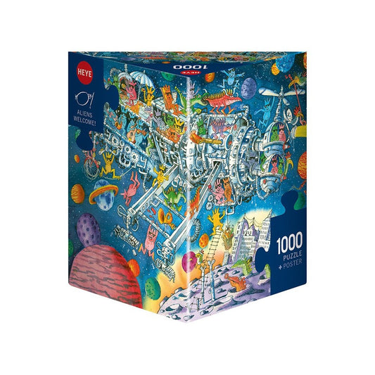 Puzzle - Heye - Paul; Aliens Welcome 1000Pc