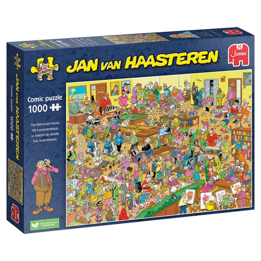 Puzzle - Jumbo Jan van Haasteren - The Retirement Home 1000Pc (Rectangular Box)