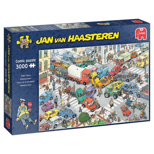 Puzzle - Jumbo Jan van Haasteren - Traffic Chaos 3000Pcs