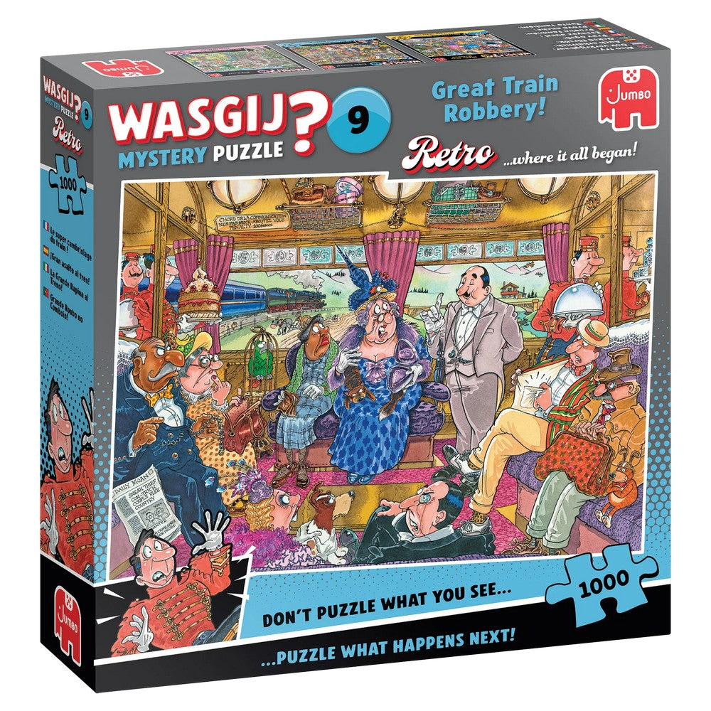 Puzzle - Jumbo - Wasgij? Retro Mystery #9 (Square Box) 1000pc