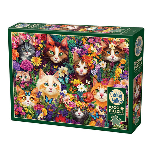 Puzzle - Cobble Hill - Blooming Whiskers 1000Pc