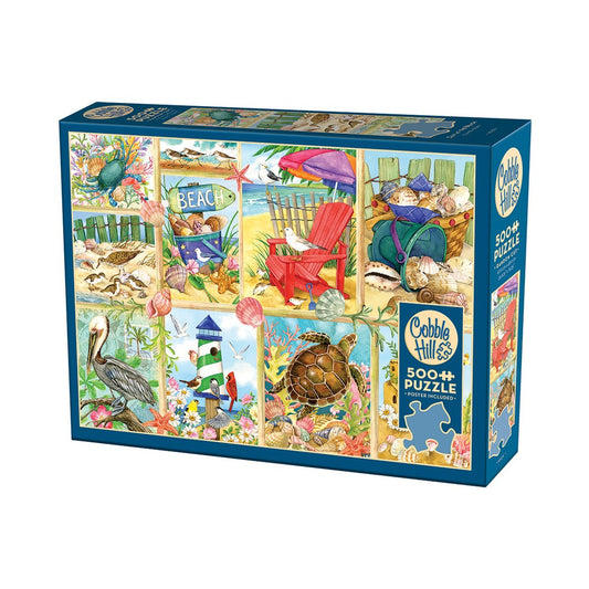 Puzzle - Cobble Hill - Day At The Beach 500Pc