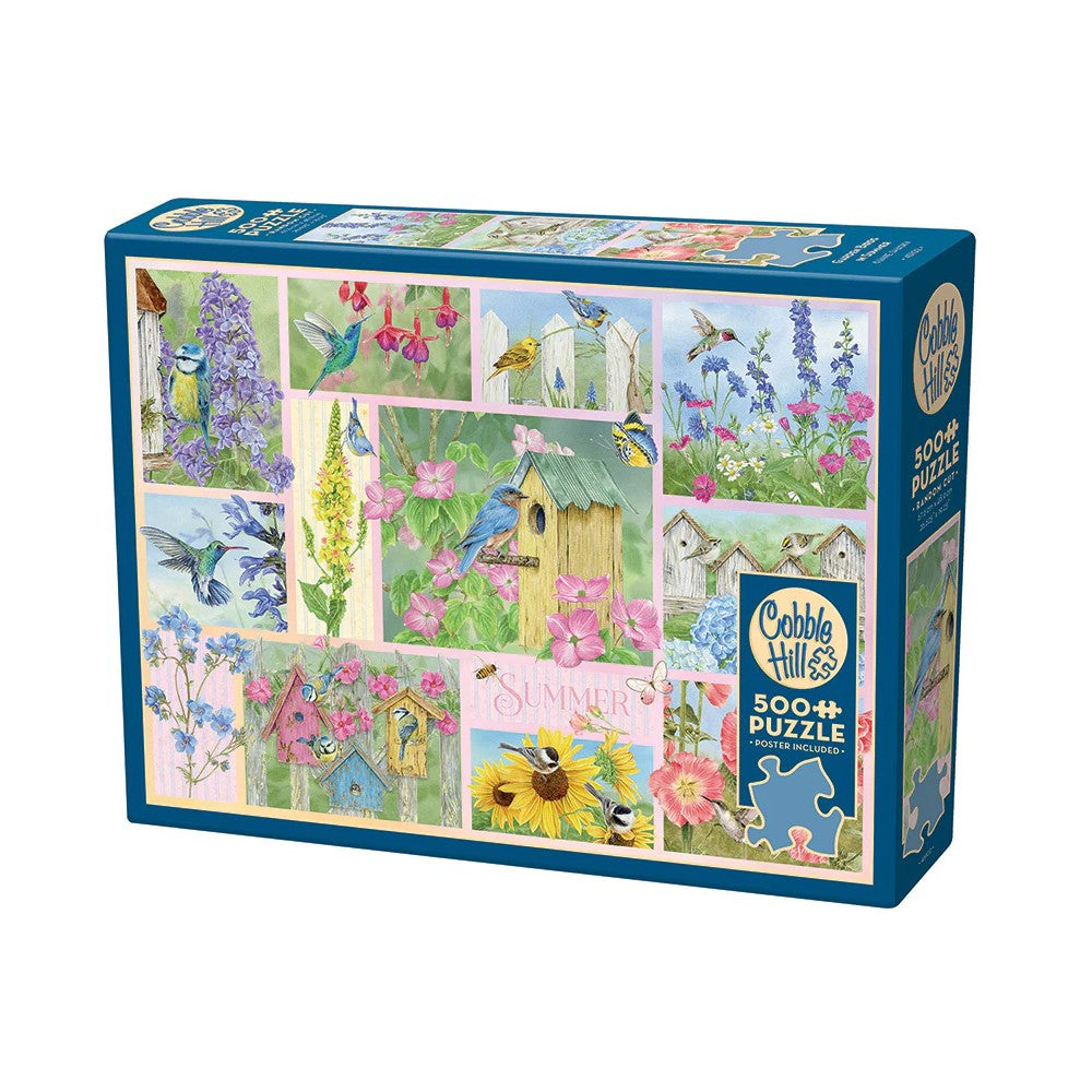 Puzzle - Cobble Hill - Garden Birds In Summer 500Pc