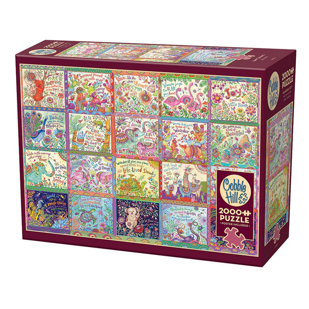 Puzzle - Cobble Hill - Happy Thoughts 2000Pc