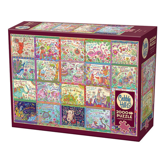 Puzzle - Cobble Hill - Happy Thoughts 2000Pc