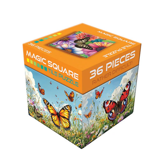 Puzzle - Cobble Hill - Magic Square Puzzl:Butterflies
