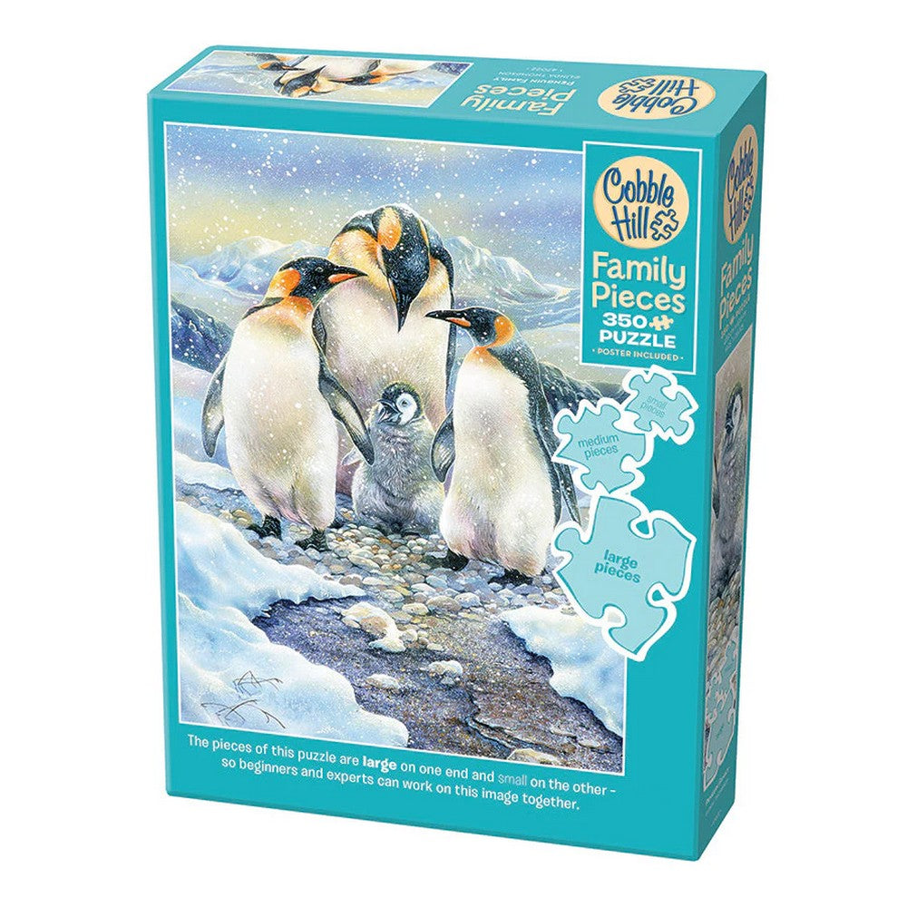 Puzzle - Cobble Hill - Penguin Family *350Pc *Family*