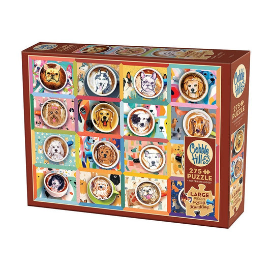 Puzzle - Cobble Hill - Puppy Lattes 275Pcxl