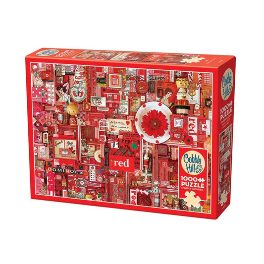 Puzzle - Cobble Hill - Rainbow Project 1000Pc Red