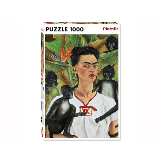 Puzzle - Piatnik - Kahlo Self-Portrait W/Monkeys