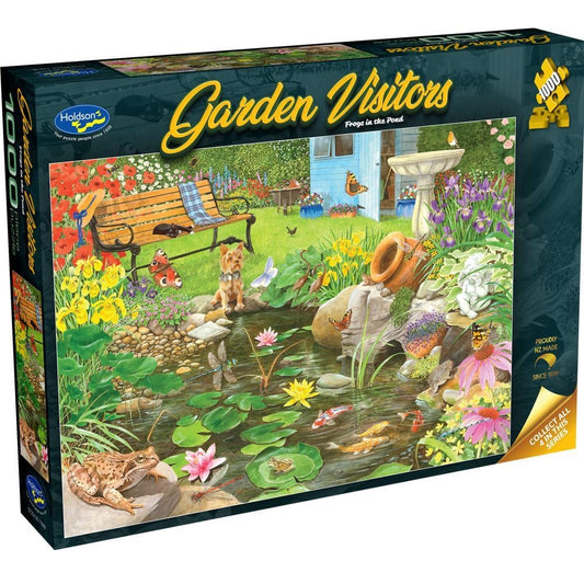 Puzzle - Holdson - Garden Visitors Frogs 1000Pc