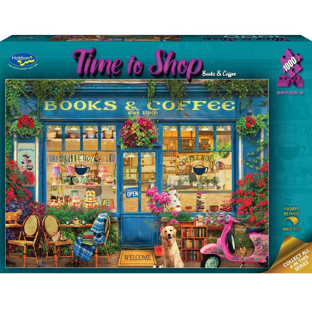 Puzzle - Holdson - Time To Shop 2 Books & Coffee
