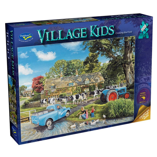 Puzzle - Holdson - Village Kids Crossing The Ford