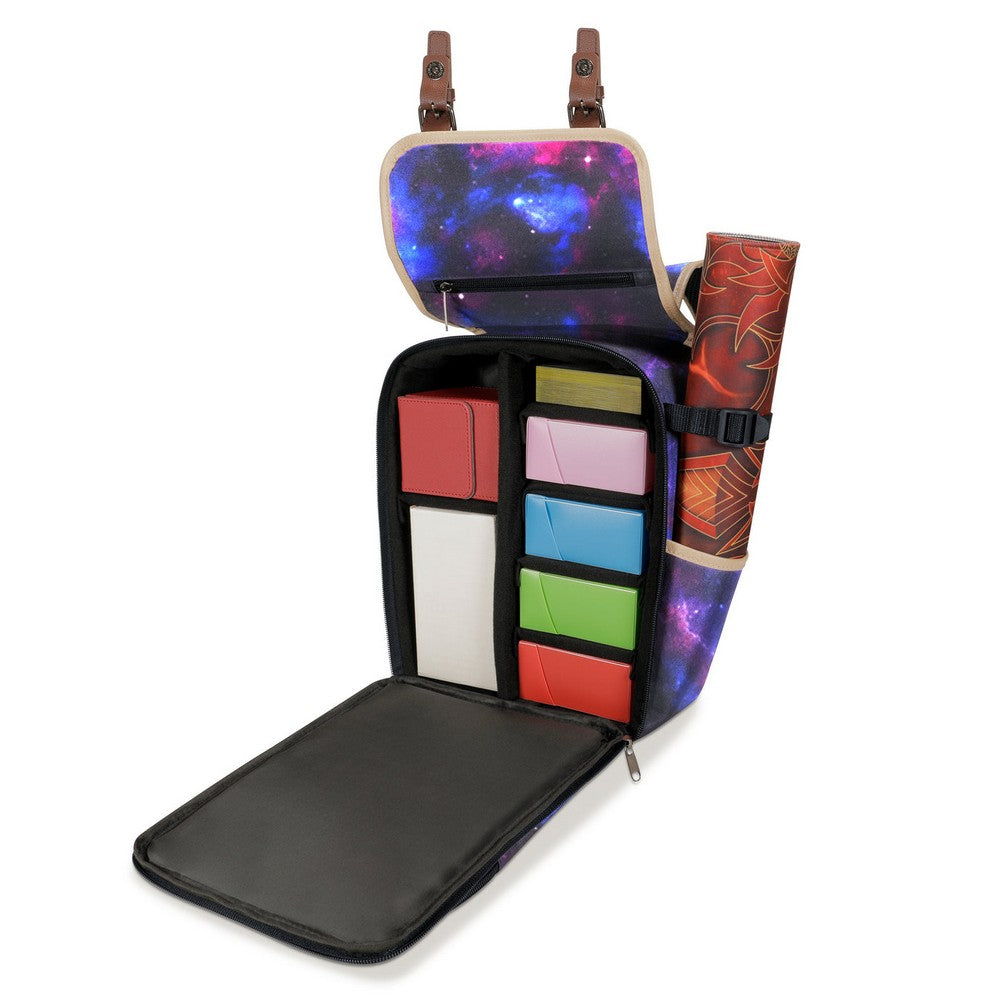 ENHANCE Designer Edition Compact Trading Card Backpack - Galaxy