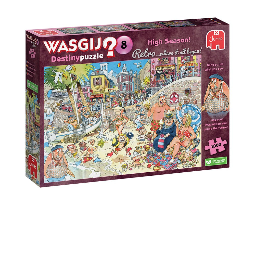 Puzzle - Jumbo - Wasgij? Retro Destiny #8 High Season (Square Box) 1000pc