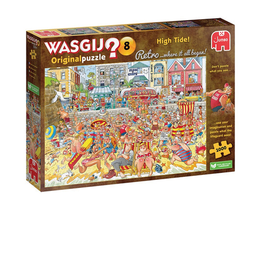 Puzzle - Jumbo - Wasgij? Retro Original #8 High Tide (Square Box) 1000pc