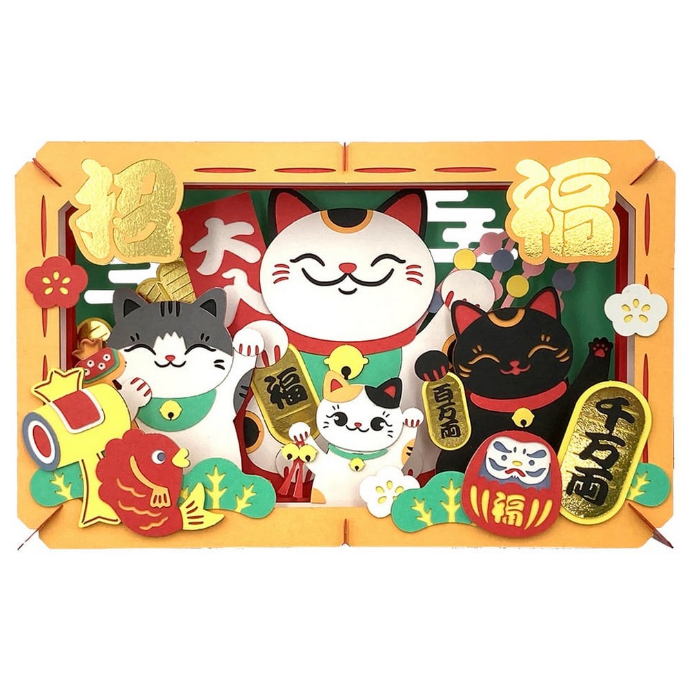 ENSKY - Paper Theater Large - Good Luck Cat