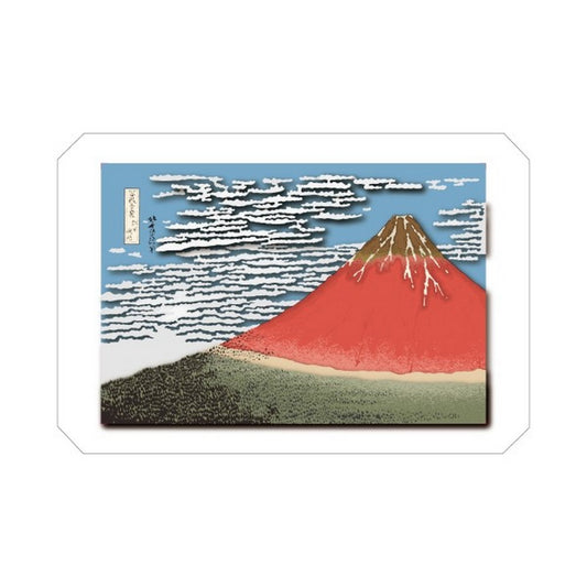 ENSKY - Paper Shadow Art Plus SA-C02 Katsushika Hokusai - Red Fuji