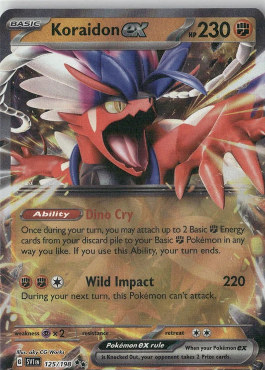 Koraidon ex - 125/198 - SV01: Scarlet & Violet Base Set