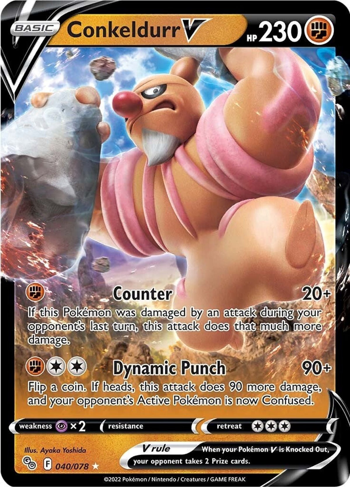 Conkeldurr V - Pokemon GO