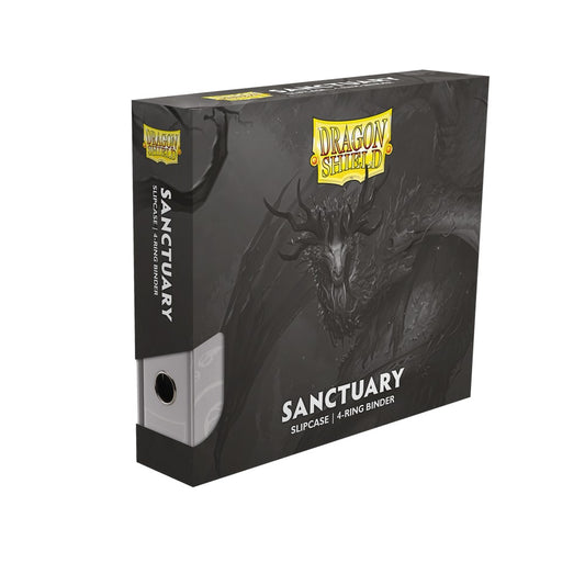 Dragon Shield: Sanctuary Slipcase Binder – 4-Ring: White