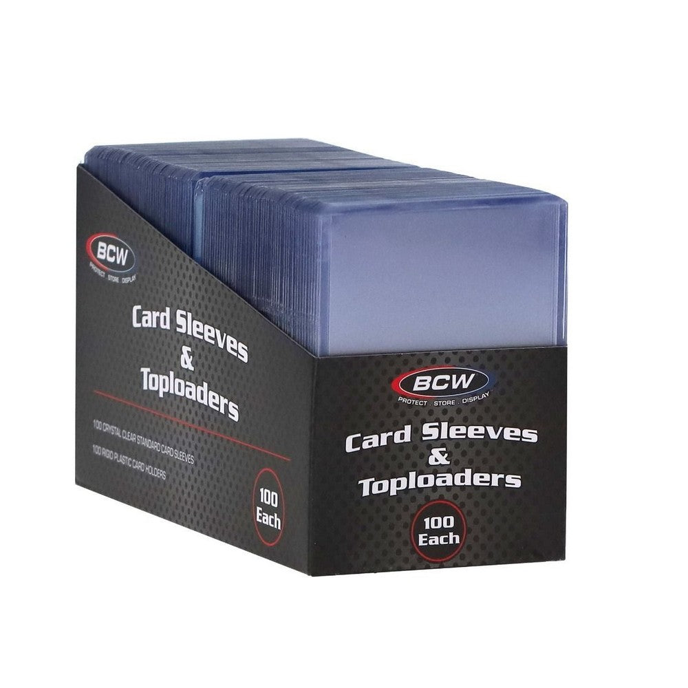 BCW - Card Sleeves - 2 5/8 X 3 5/8 + Toploader - 3 X 4