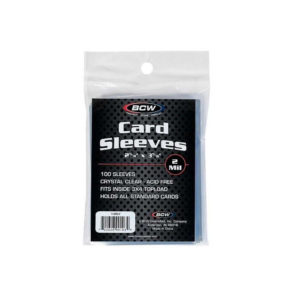 BCW - Card Sleeves - 2 5/8 X 3 5/8