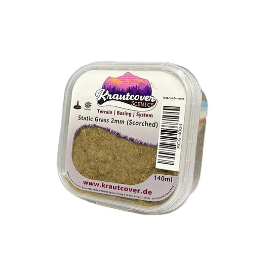 Krautcover Scenics - Static Grass Scorched 2mm (140ml)