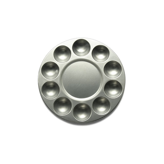 PK Pro - Aluminium Colour Palette Round 10 Wells (17cm)