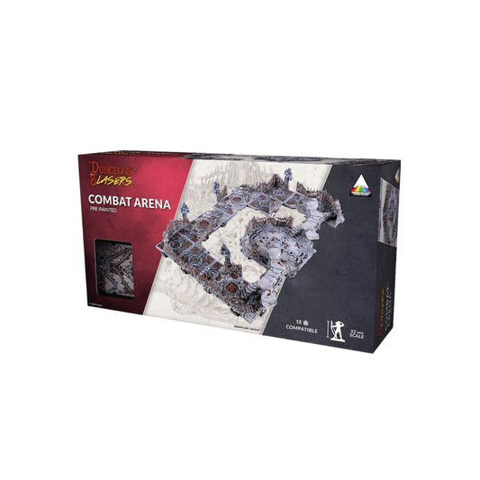 Dungeons & Lasers: PrismaCast Pre-Painted Terrain - Combat Arena: Pre-Painted