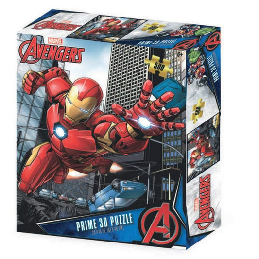 Prime 3D Puzzles - Marvel - Avengers - Iron Man - 500pc