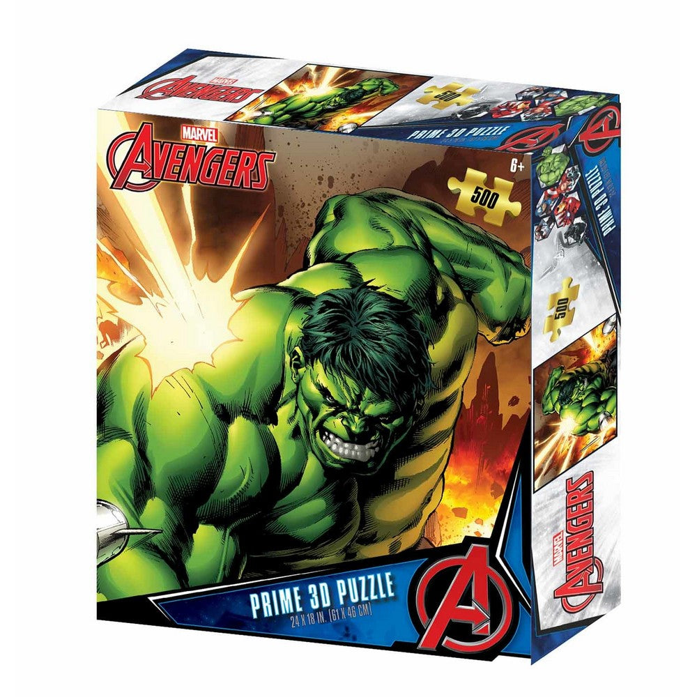 Prime 3D Puzzles - Marvel - Avengers - The Hulk - 500pc